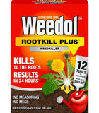 Weedol Rootkill Plus Liquid Concentrate Powerful Long Lasting Weedkiller 12Tube
