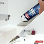 UniBond AntiMould Waterproof Sanitary Kitchen Bathroom Sealant White Translucent