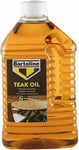 Bartoline Teak Oil Garden Wood Sealer Furniture Nourishes & Protects 2 Litre x 2