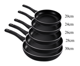All Sizes Frying Round Aluminum Non Stick Pot Fry Flat Pan Oven Home Kitchen