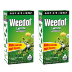 Weedol Fast Acting Lawn Weed killer Concentrate Weeds Patio Easy Mix 250ml - 2L