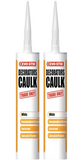 Evo-Stik DIY Decoarting Painters Decorators Caulk Filler Sealant C20, C30 White