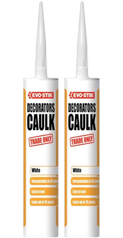 Evo-Stik DIY Decoarting Painters Decorators Caulk Filler Sealant C20, C30 White