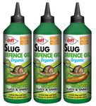 3 x Doff Organic Slug And Snail Defence Gel Natural And Non Toxic Barrier 1L