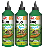 3 x Doff Organic Slug And Snail Defence Gel Natural And Non Toxic Barrier 1L