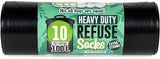 Heavy Duty Black Refuse Sacks Strong Thick Rubbish Bags Bin Liners 100 Litre