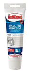 UniBond Ultra Force Anti-Mould Wall Tile Adhesive & Grout Tube White Grey 300g