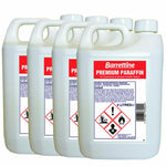 Barrettine Premium Grade Paraffin 4 Litre Kerosene Heater Lamp Oil Fuel 4L x 4