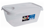 Plastic Storage Boxes With Lid Food Container Home Kitchen Office Box White