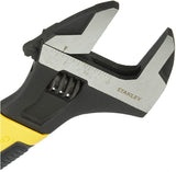 Stanley Adjustable Wrench 10in 250mm 33mm Jaw Comfort Improved Alloy Steel