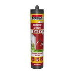 2x Soudal Window & Door Frame Interior Exterior Easy Sealant Paintable White