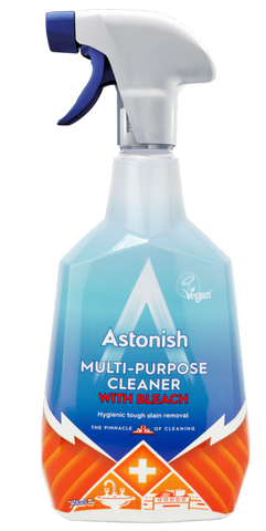 Astonish Multi Purpose Cleaner With Bleach Tough Stain Remover Spray 750ml