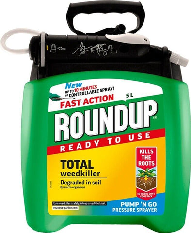 Roundup Total Fast Action Weed Killer Kit Or Refill Sprayers All Sizes RTU