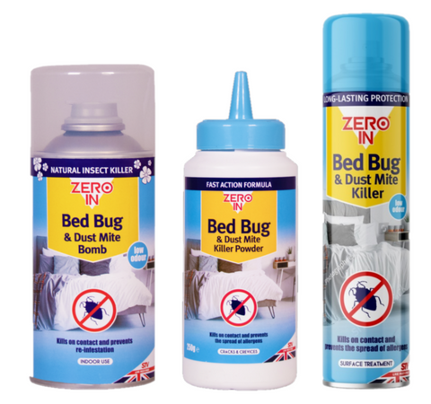 STV Zero In Bed Bug Killer Spray Crawling Insect Dust Mite Poison Treatment