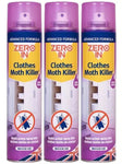 Zero In Clothes Moth Killer Aerosol Transparent Surface Treatment Spray 300ml