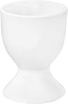 Chef Aid Egg Cup Set For Great Presentation Boiled Eggs Pack Of 4 White Plastic