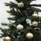 Christmas Tree Hanging Balls Xmas Glitter Ornament Baubles Holiday Decor Gold