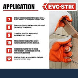 Evo-Stik Mould Resistant Wall Tile Adhesive + Grout Ready To Use Waterproof 1kg