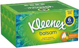 Kleenex Balsam Aloe Vera 80 Facial Tissue Box 2Ply Strong Gentle Soft Pack of 6