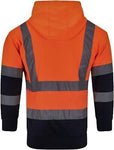 Hi Vis Viz Hoodie High Visibility Hoody Men Pullover Orange Workwear