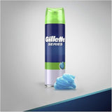 Gillette Series Sensitive Skin Mens Shaving Gel Aloe Vera Triple Action 200ml