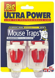 The Big Cheese Ultra Power Mouse Traps Catch Baited Quick Set Twin Pack