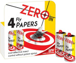 4 Fly Insect Catcher Paper Sticky Glue Bug Trap Killer Tape Strip Strong Roll