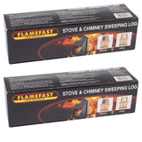 Chimney Cleaning Log Fireplace Stove Soot Creosote Cleaner Eco Flue Sweeper