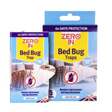 Zero In Bed Bug Traps Poison Free Treatment Kills Mattress Sofa Bugs Pest 3 Pack