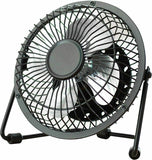 Mini Usb Desk Fan Small Quiet Personal Cooler Portable Table Fan Metal Size 4"