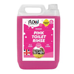 Flowchem Eco Toilet Fluid Cleaner Rinse Caravan Motorhome Blue Pink Top & Bottom