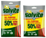 Solvite All Purpose Extra Strong Adhesive Wallpaper Paste 7.5-15 Rolls Easy Mix