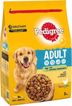 Pedigree Adult Complete With Chicken & Vegetables Dry Dog Food 3kg
