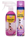 Zero In Clothes Moth Killer Surface Treatment Spray Solvent Free 300ml Or 500ml