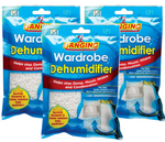 3 x Hanging Dehumidifier Wardrobe Damp Anti Mould Mildew Moisture Condensation