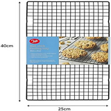 Tala Non-Stick Cooling Tray Rack Cake Baking Food Grid Muffin 40 x 25cm Black