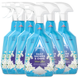 Astonish Shower Shine Daily Cleaner White Lillies Scent 750ml 1 & 6 Packs