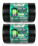 Heavy Duty Black Refuse Sacks Strong Thick Rubbish Bags Bin Liners 100 Litre