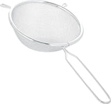 Chef Aid Metal Tea Strainer Mesh Sieve With Handle Draining & Washing All Food
