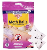 Moth Balls Zero In Protect Clothing Clothes Against Moths Damage Linen Scent