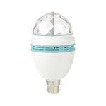 LED Multi Coloured Rotating Disco Light Bulb Projector Bayonet Party Lamp 1.5W