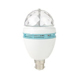 LED Multi Coloured Rotating Disco Light Bulb Projector Bayonet Party Lamp 1.5W