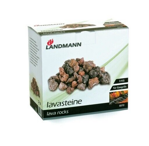 Landmann Lavasteine Lava Rocks For Gas Grills BBQ Barbecue Heating Rocks 3kg