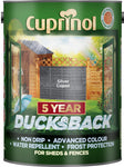 Cuprinol Ducksback Garden Shed & Fence Paint 5L-10L All Colours Or Paint Brushes