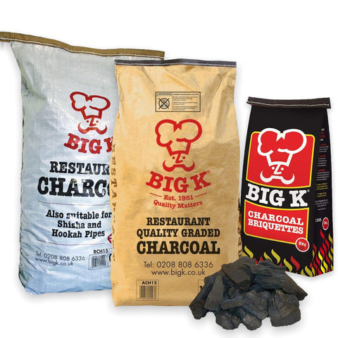 Big k instant Lighting Charcoal Briquettes Restaurant Grade Lumpwood Marabu BBQ