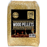 Premium Quality Wood Pellets BBQ Pizza Oven Stove Grills Fuel EA PLUS A1 - 15kg