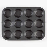 Prochef Teflon Non-Stick Premium Coated Mini Cup Muffin Bun Cup Cakes Tray Pan