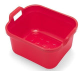 Addis Washing Up Dish Washing Bowl Large Rectangular Plastic With Handles 10L