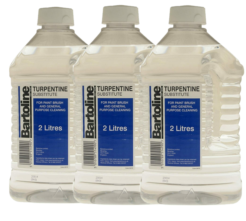 Turps Cleaner Bartoline Turpentine Substitute White Spirit Paint Cleaning Turps Brus ...