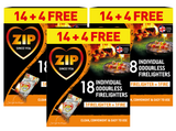 ZIP Fast & Clean Wrapped Firelighters for Open Fires BBQs Stoves Chimineas 